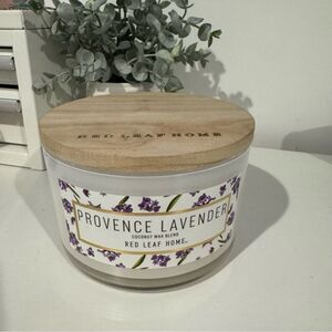 Red Leaf Home Provence Lavender Coconut Wax Candle • 16.5 oz • Natural Jar